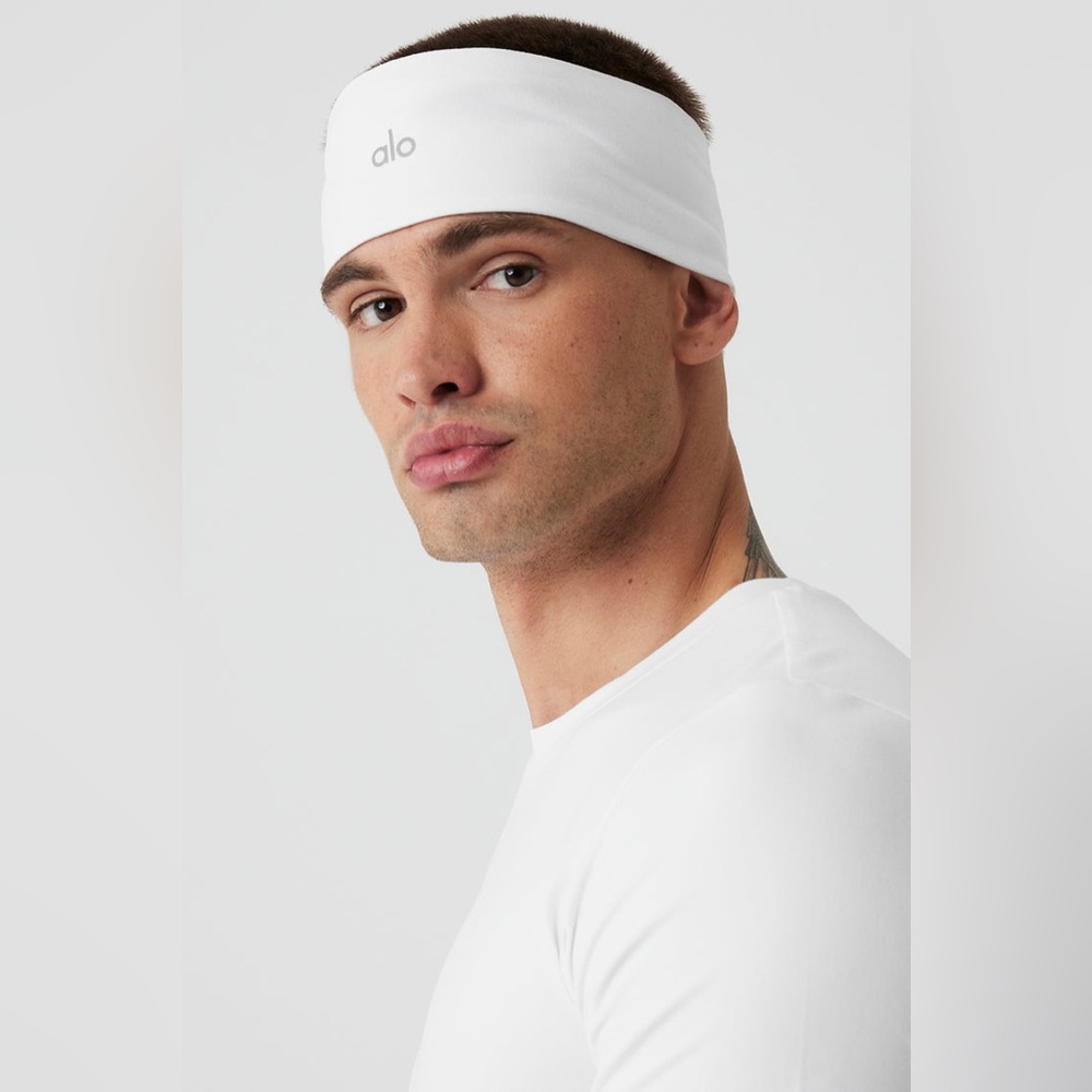 ALO Performance Conquer Headband White